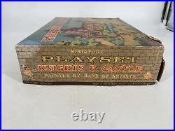 Vintage Marx Knights & Castle Miniature Play Set Hand Decorated Castle Only