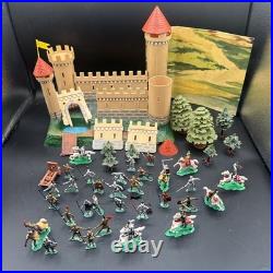Vintage Marx Knights and Castle Vintage Playset Figure Lot Rare