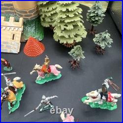 Vintage Marx Knights and Castle Vintage Playset Figure Lot Rare