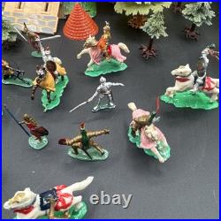 Vintage Marx Knights and Castle Vintage Playset Figure Lot Rare