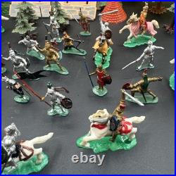 Vintage Marx Knights and Castle Vintage Playset Figure Lot Rare