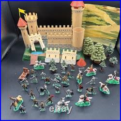 Vintage Marx Knights and Castle Vintage Playset Figure Lot Rare