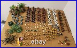 Vintage Marx Lot. Over 150+ Pcs. Landscaping, Horses, Riders, Cannons