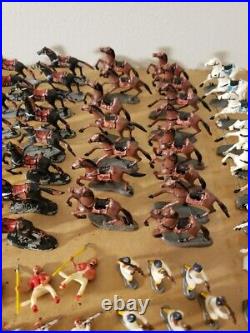 Vintage Marx Lot. Over 150+ Pcs. Landscaping, Horses, Riders, Cannons