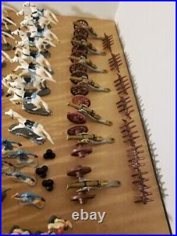 Vintage Marx Lot. Over 150+ Pcs. Landscaping, Horses, Riders, Cannons