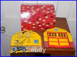 Vintage Marx Magic Barn and Plastic Tractor in Box