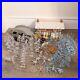Vintage Marx Mansion Burnside Bridge Lincoln Figures Battlefield Playset Lot
