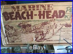 Vintage Marx Marine Beach Head play set #4732, Series 2000