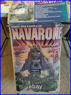 Vintage Marx Mego WWII Battle Of Navarone Giant Playset 08058 with extras
