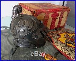 Vintage Marx Metal Medieval Armor Playset 1955 With Box Helmet Shield 1950's Toy