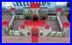 Vintage Marx Metal Medieval Castle Fort with Knights and Horses Walls & Cannons