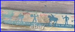 Vintage Marx Metal Medieval Castle Fort with Knights and Horses Walls & Cannons