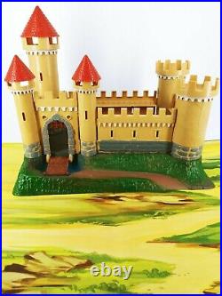 Vintage Marx Miniature Playset Knights And Castle Hong Kong 1960's