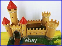 Vintage Marx Miniature Playset Knights And Castle Hong Kong 1960's