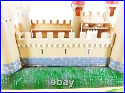 Vintage Marx Miniature Playset Knights And Castle Hong Kong 1960's