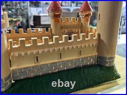 Vintage Marx Miniature Playset Knights & Castle With Original Box c. 1960's Toy