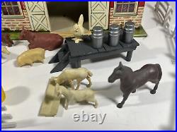 Vintage Marx Modern Farm Set Playset