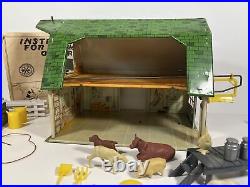 Vintage Marx Modern Farm Set Playset