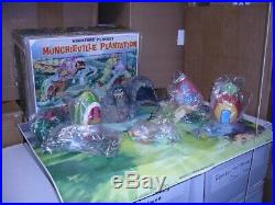Vintage Marx Munchieville Plantation Miniature Playset in repro box