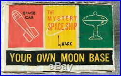 Vintage Marx Mystery Space Ship Set In Original Box