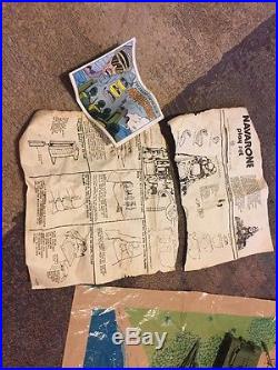 Vintage Marx Navarone Playset with Comic Book Play Mat Instructions Guns Accessory