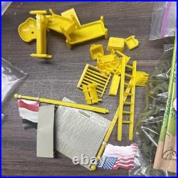 Vintage Marx Navarone WWII Mountain Battleground Playset With Accessories Box 1974