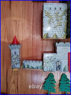 Vintage Marx Original Robin Hood Medieval Castle Playset Parts Lot