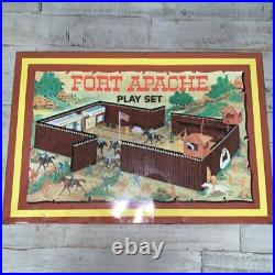 Vintage Marx Playset 1967 Fort Apache Tin Litho Metal Case Only Carry-All