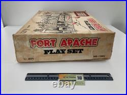 Vintage Marx Playset Commemorative Fort Apache Cowboys Indians Western 4501 Lot