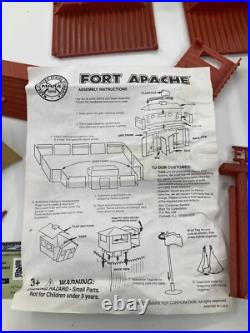 Vintage Marx Playset Commemorative Fort Apache Cowboys Indians Western 4501 Lot