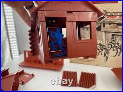 Vintage Marx Playset Commemorative Fort Apache Cowboys Indians Western 4501 Lot