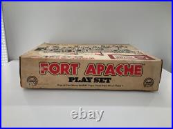 Vintage Marx Playset Commemorative Fort Apache Cowboys Indians Western 4501 Lot