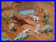 Vintage Marx Prehistoric Dinosaur playset