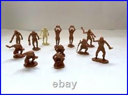 Vintage Marx Prehistoric Dinosaurs, Cavemen, Trees