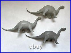 Vintage Marx Prehistoric Dinosaurs, Cavemen, Trees