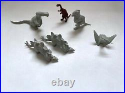 Vintage Marx Prehistoric Dinosaurs, Cavemen, Trees