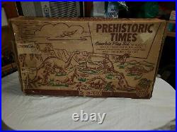 Vintage Marx Prehistoric Times Dinosaur Play Set #3390 / Series 1000