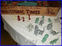 Vintage Marx Prehistoric Times Dinosaur Play Set #3390 / Series 1000
