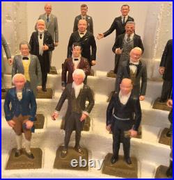 Vintage Marx Presidents Complete Set 1-37 Washington-nixon 35 Plastic Figures