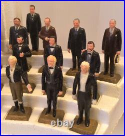 Vintage Marx Presidents Complete Set 1-37 Washington-nixon 35 Plastic Figures