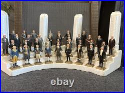 Vintage Marx Presidents Set With Base And 36 Presidents, Washington-Johnson