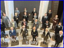 Vintage Marx Presidents Set With Base And 36 Presidents, Washington-Johnson