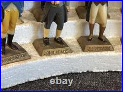 Vintage Marx Presidents Set With Base And 36 Presidents, Washington-Johnson