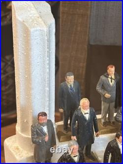Vintage Marx Presidents Set With Base And 36 Presidents, Washington-Johnson