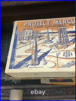 Vintage Marx Project Mercury Cape Canaveral Play Set No. 4524 with Box