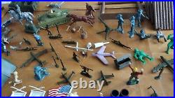 Vintage Marx/Pyro Figures Set Army Guys Cowboys And Indians Figures And More