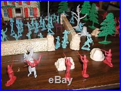 Vintage Marx Revolutionary War Playset AWI very nice near complete colonial