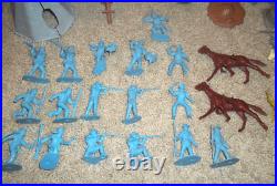 Vintage Marx Rin Tin Tin Fort Apache Cowboy and Indian Play Set