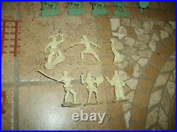 Vintage Marx Robin Hood Castle Playset Plastic & Tin Castle Figure Box 1000 Lot