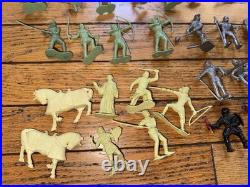 Vintage Marx Robin Hood Medieval Castle Toy Playset & Plastic Figures